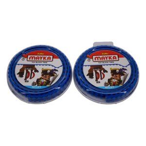 Mayka Toy Block Tape Set of 2 Royal Blue, 2 Stud 1